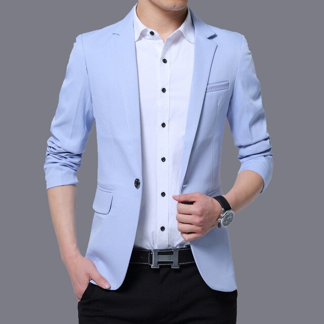 Real Fly Guy Notched Lapel Blazer Formal Wear