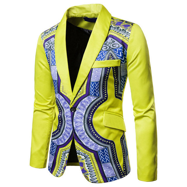 Real Fly Guy African Tribal Blazer Formal Wear