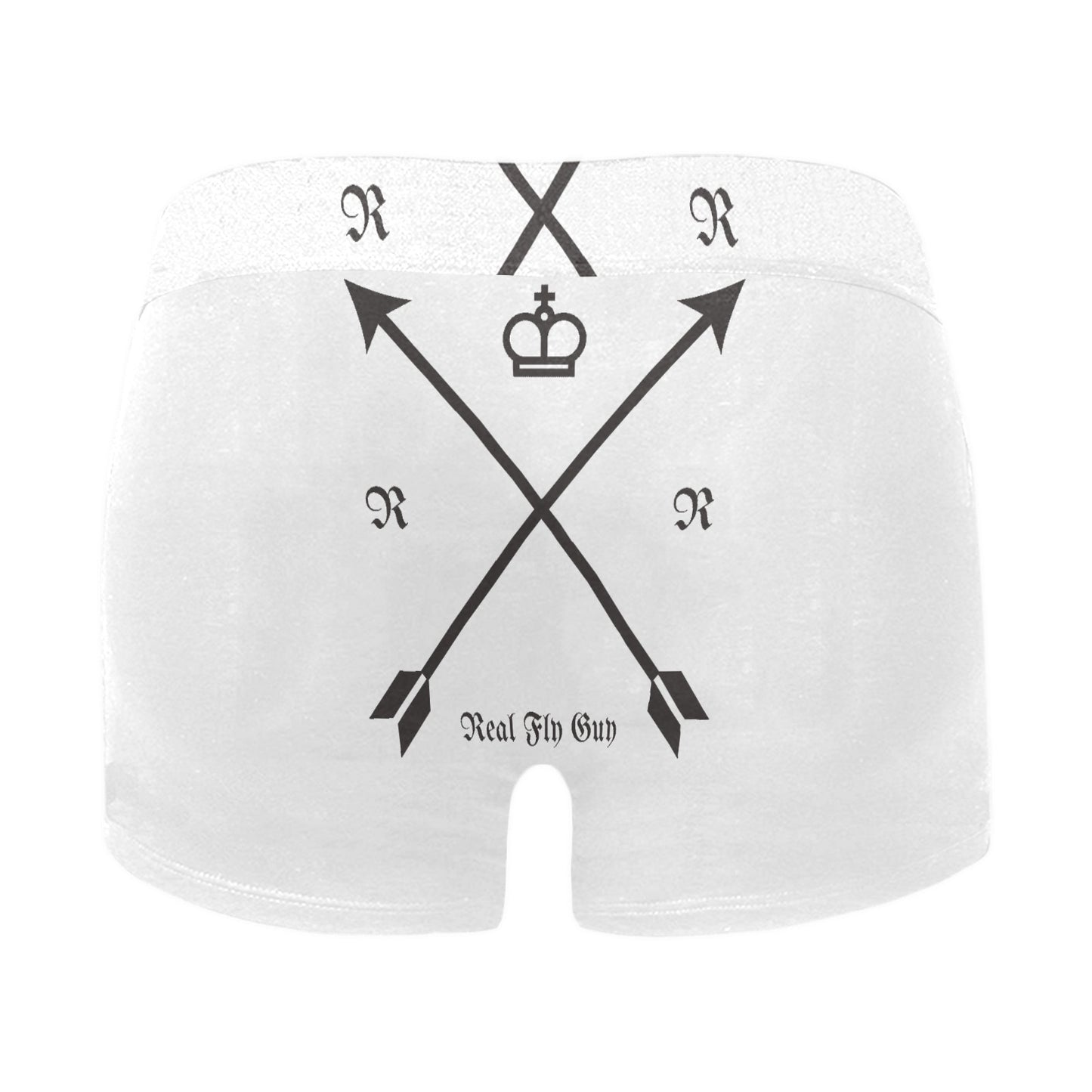 Real Fly Guy Men's Boxer Briefs with Custom Waistband