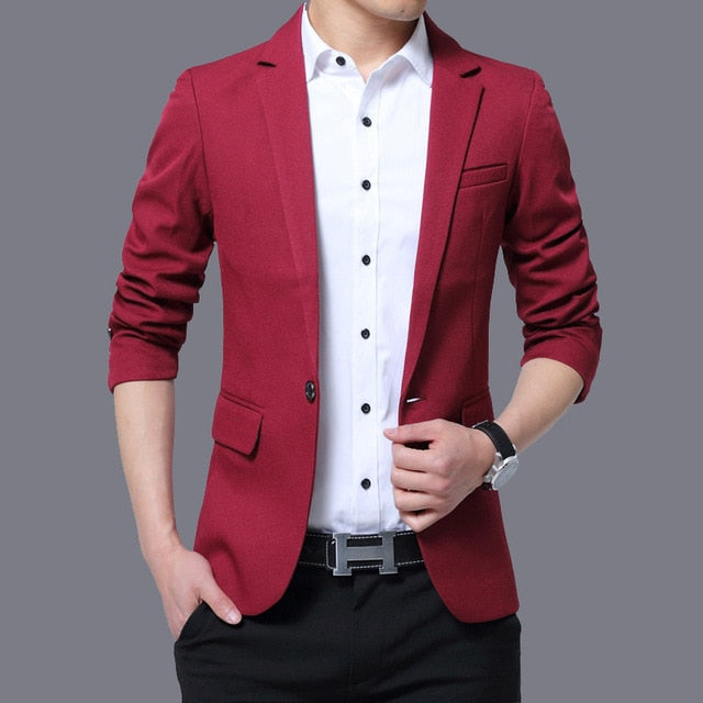 Real Fly Guy Notched Lapel Blazer Formal Wear
