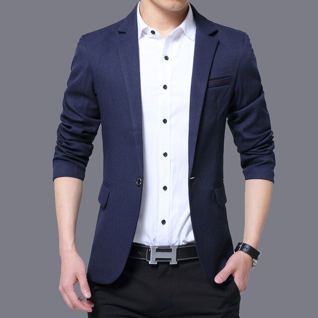 Real Fly Guy Notched Lapel Blazer Formal Wear