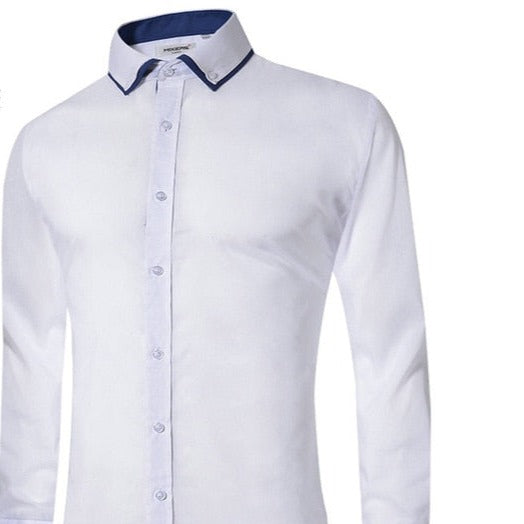 Real Fly Guy Slim Fit Designed Collar/Cuff Button Down