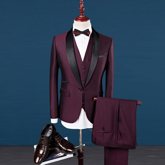 Real Fly Guy 3 Piece Slim Fit Suit Formal Wear