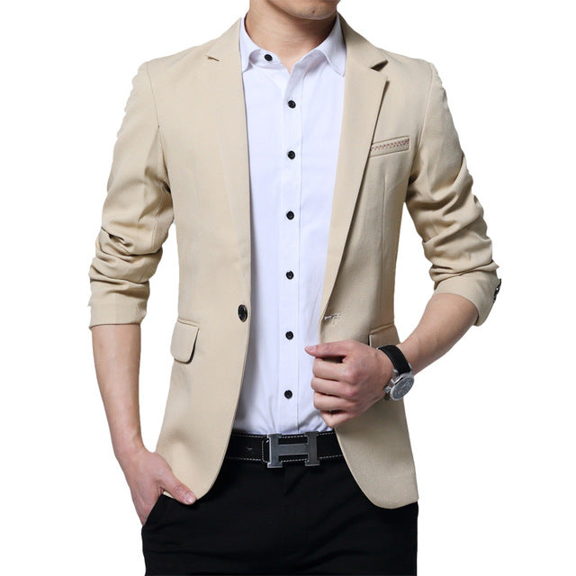 Real Fly Guy Notched Lapel Blazer Formal Wear