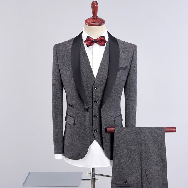 Real Fly Guy 3 Piece Slim Fit Suit Formal Wear