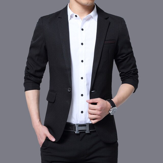Real Fly Guy Notched Lapel Blazer Formal Wear
