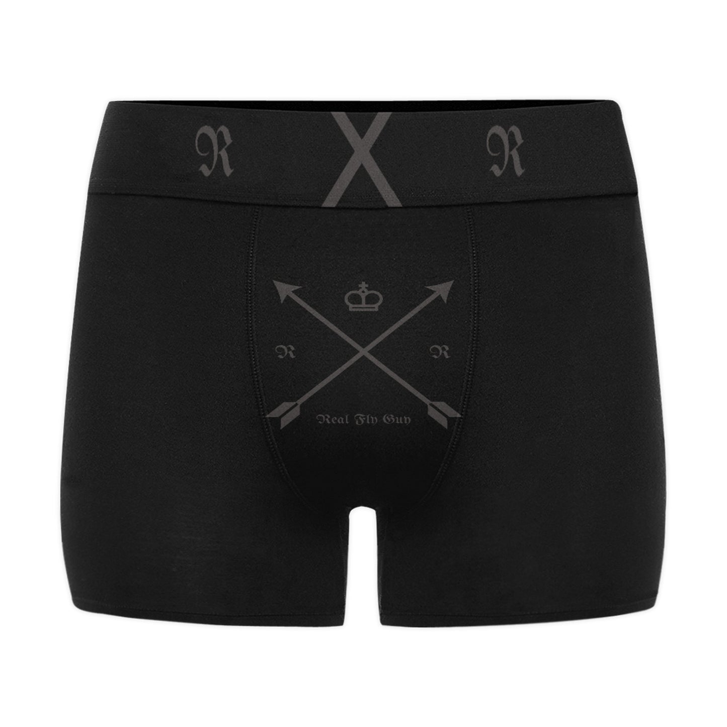 Real Fly Guy Men's Boxer Briefs with Custom Waistband