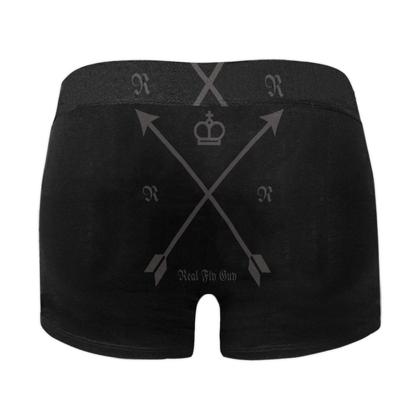 Real Fly Guy Men's Boxer Briefs with Custom Waistband